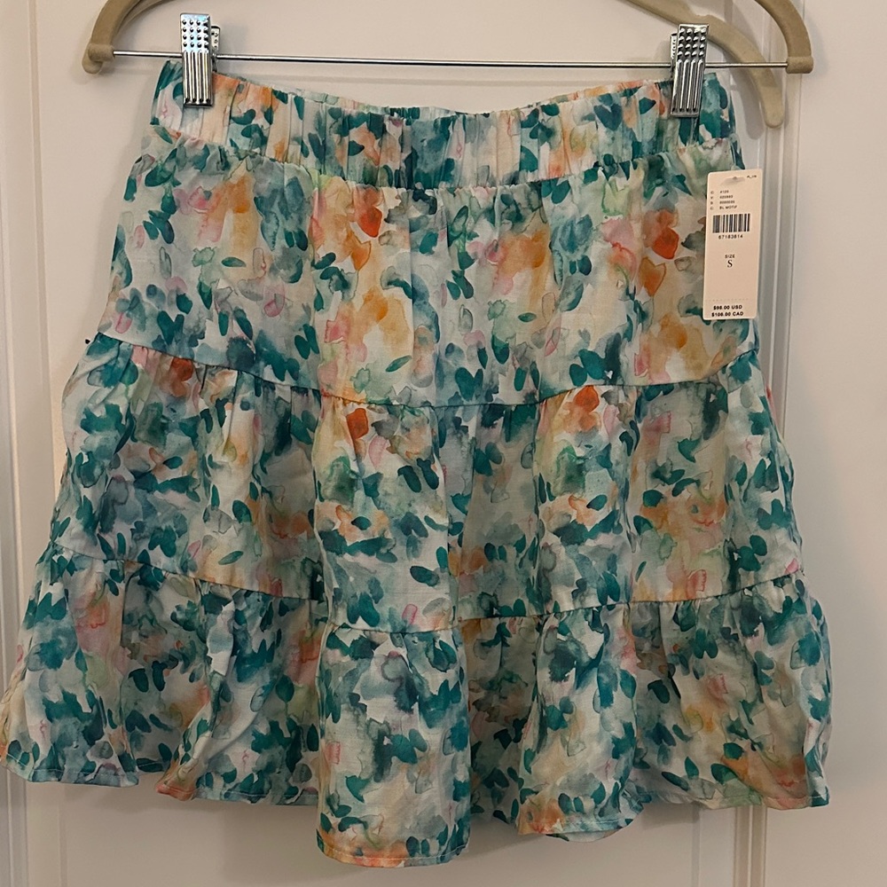 Cloth & Stone Multicolor A-Line Skirt